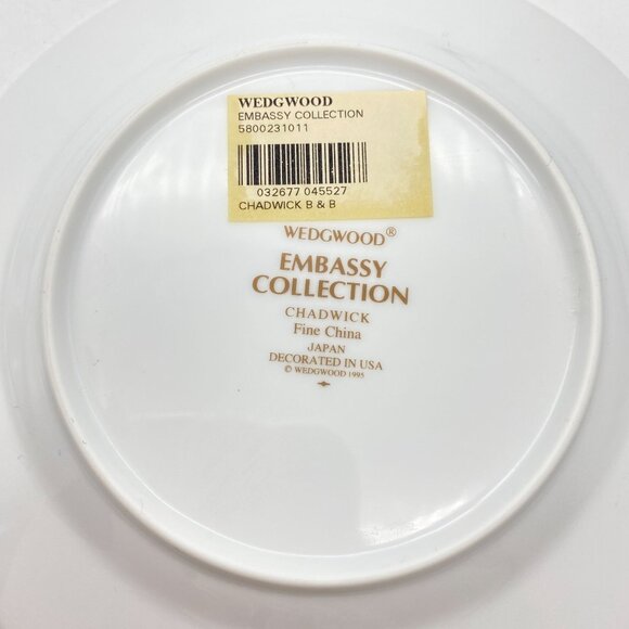 Wedgwood Embassy Collection Chadwick bread & Butter plate japan set 3 6" - Picture 3 of 5